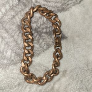 Men's copper chain bracelet